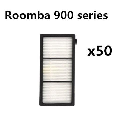 50pcs Washable Accessories Hepa filter For irobot Roomba 900 Series 921 930 940 950 960 970 Robotic Vacuum Cleaner Spare Part