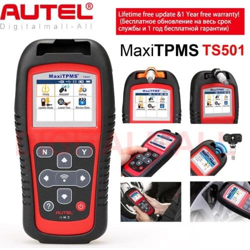 Autel TS501 TPMS Programming Tool Reset Tool, Android TPMS Sensors Code Reader Obd2 Scanner Free Update for Honda For Toyota