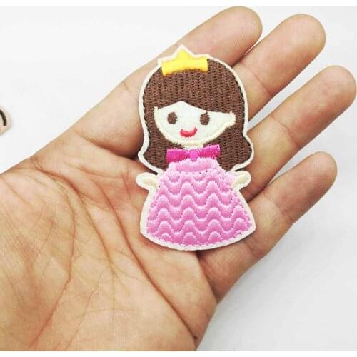Ballerine Ballerina Ballet Lovely Girl Princess Iron on Embroidered Cloth Clothes Patch For Clothing Girls Boys Wholesale