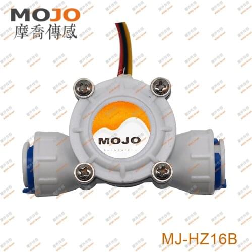 Hall flow sensor MJ-HZ16B G3/8" tube high precision Counter Indicator Dispenser 0.5-10L/min 10pcs/lots