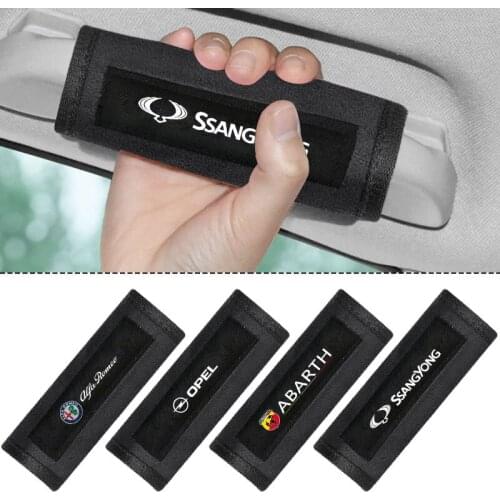 2pcs Car Door Emblem Pull Glove Door Handle Cover For Nissans Tiida Sylphy Teana Note X-Trail 1 2 T31 T32 Serena Almera Qashqai