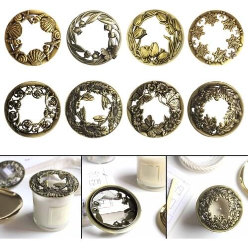 Jar Candles Cover Candle Sleeves Melt Evenly Accessories Antique Pattern