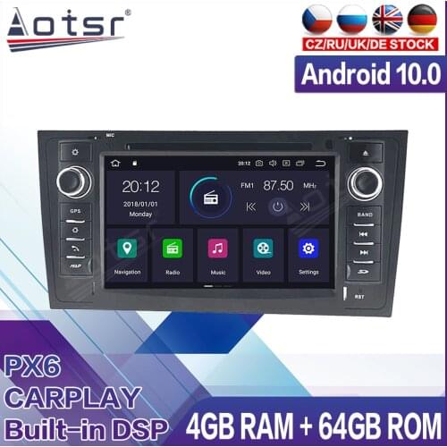 64G Android Radio Tape Recorder Car Multimedia Player Stereo For AUDI A6 1997 1998 1999 2000 2001 2002 - 2005 Head Unit GPS Navi