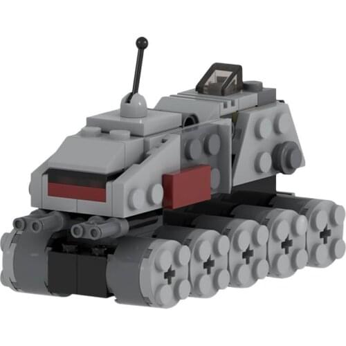 MOC Movie Mini Clock Tank Building Blocks Kit For Star of Space Wars Chariot Accurate Armored Car Vehicle Brick Toy For Children