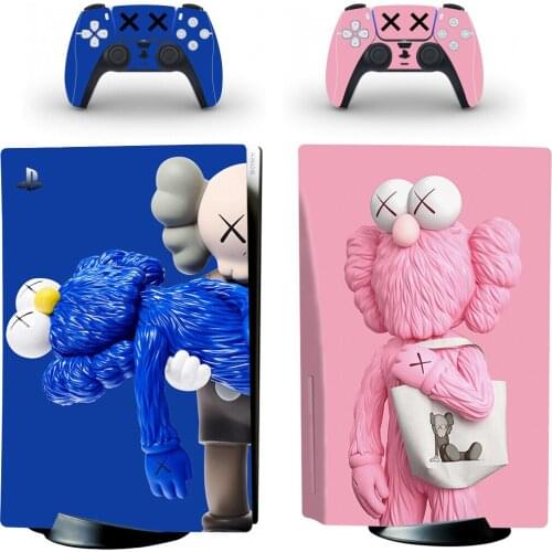 Doll PS5 Disc Edition Skin Sticker for Playstation 5 Console & 2 Controllers Decal Vinyl Protective Skins Style 1