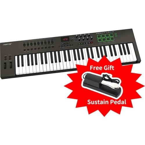 Nektar IMPACT LX61+ 61 Key USB MIDI Keyboard Controller
