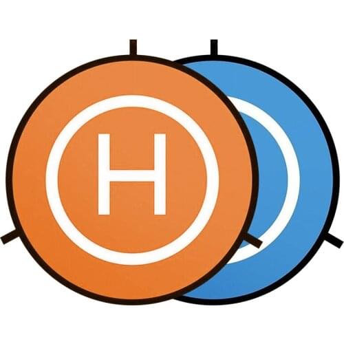 75CM Landing Pad Waterproof Apron With Night Light Reflective Strip Foldable Parking Apron Pad for Hubsan Zino Pro Plus RC Drone