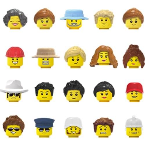 Statue of Liberty Figure Head Santa Claus Magician Pirate Set Tool Police Student Building Blocks Model Toys 450022 450023