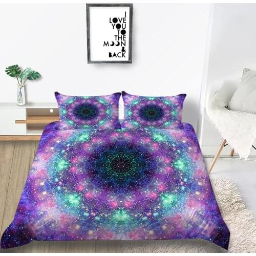 Thumbedding Galaxy Bedding Set Bohemia Style Fantasy Duvet Cover Mysterious Queen Twin Full Single Double Unique Design Bed Set