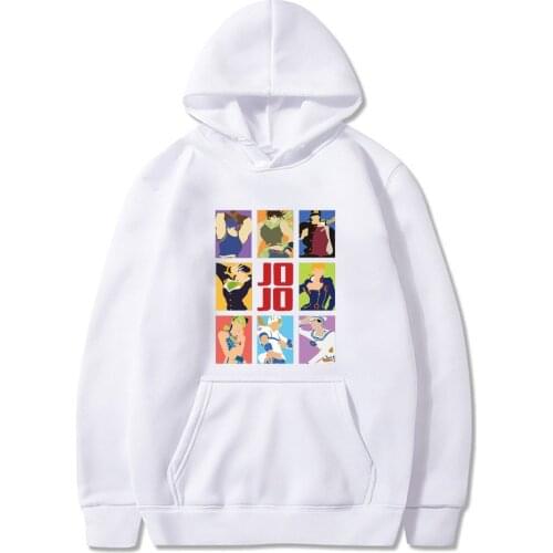 JOJOs Bizarre Adventure Cosplay Anime Adults Hoodie Men/women JOJO Cartoon Sweatshirt Harajuku Hip Hop Cosplay Hoody Sweater