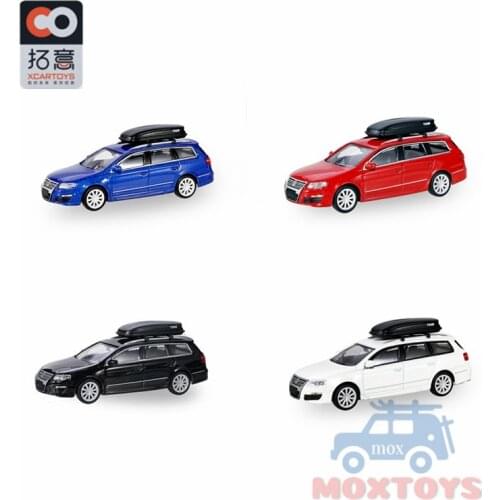 XCarToys 1:64 Volkswagen Passat R36 w/Car roof-box Diecast Model Car