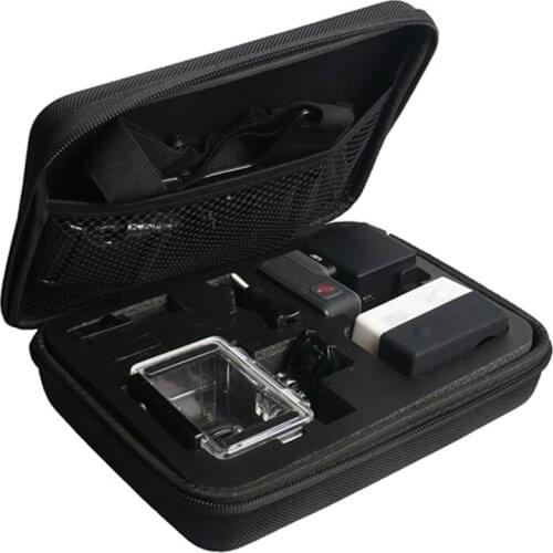 Action Camera Protective Storage Bag Portable Carrying Case for GoPro 4 5 6 7 8 9 Yi 4K Eken H9R Sjcam Sj4000 Go Pro Accessory