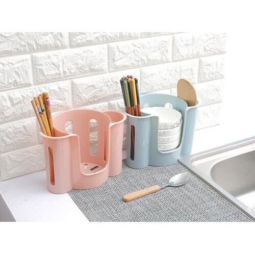 1PC Kitchen Draining Bowl Dish Drainer Drying Rack Basket Chopsticks Holder Dish Kitchen Storage Rack LF 207