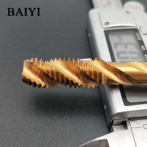 1pcs thread taps M12 Spiral groove machine tap HSS 6542 made faucet for metric machine straight flute screw thread Press Bit