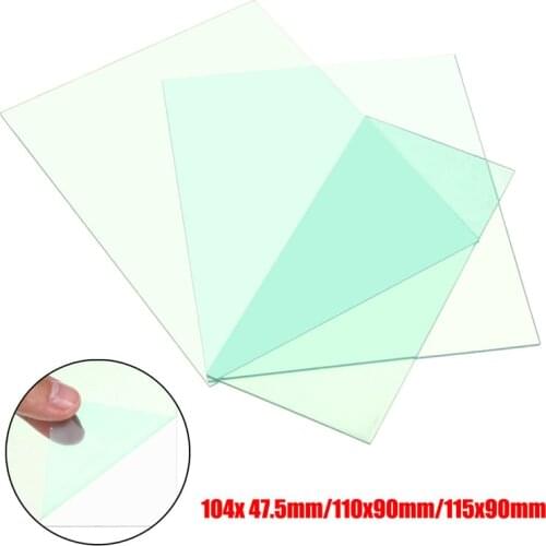 1Pc Welding Hood Helmet Solar Automatic Large Clear Lens Mask Cover Argon Arc Welding Cap Lens 104x 47.5mm/110x90mm/115x90mm