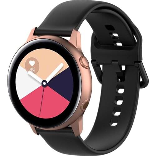 20mm Sports Silicone Band For Samsung Galaxy Watch SM-R810 42MM & Gear 2 Sport Strap For Huami Amazfit Bip/Amazfit 2 Smart Watch