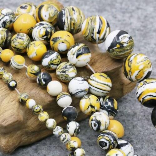 4mm 6mm 8mm 10mm 12mm Turkey Stone Jewelry Making DIY Loose Beads Ball Handmade Lucky Stone Gems Fashion Jewelry Making Design
