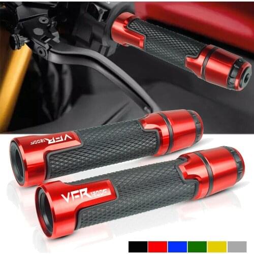 7/8" 22mm CNC Aluminum Motocycle Handlebar Hand Grips hand For HONDA VFR1200F