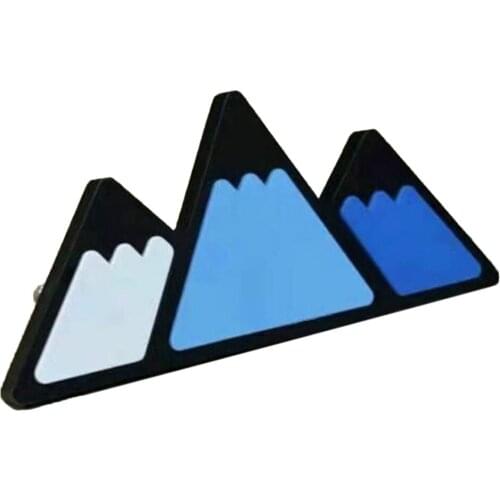 Accessories Tri Color Grill Acrylic Badge For 2018 2019 Toyota Tacoma TRD 4Runner Tundra