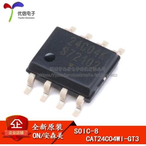 CAT24C04WI-GT3 SOIC-8 EEPROMs 4Kbit I2C