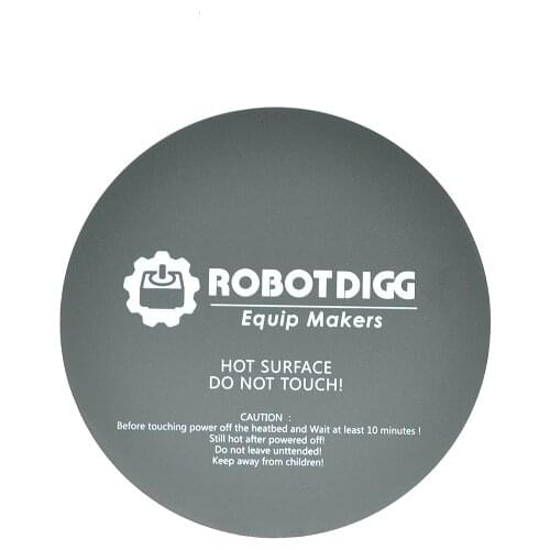 Diameter 200mm Reusable print surface with 3M tape