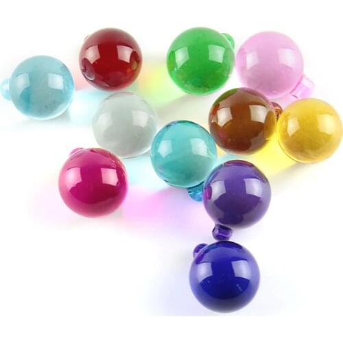 Crystal Ball Hanging 20Pcs/Lot 20mm Mixed Color Crystal Glass Chandelier Smooth Ball X'mas Wedding Pendant