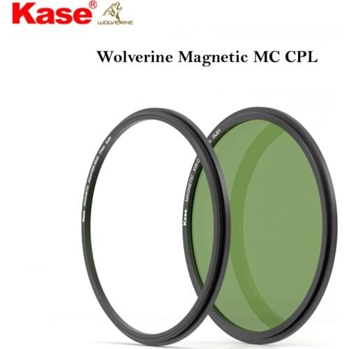 Kase 67/72/77/82/95mm Wolverine Magnetic MC CPL Circular Polarizer Filter Optical Glass with Magnetic Adapter Ring