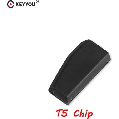 KEYYOU T5-20 Transponder Chip Blank Carbon T5 Cloneable Chip For Auto Car Key Cemamic T5 Chip New