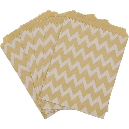 Kraft Paper Bags For Gifts Food Cookie Biscuits Candy Bag Packaging Christma Wedding Birthday Party Decor 18x13cm