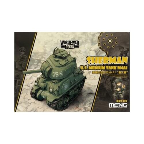 Meng WWT-002 American M4A1 Sherman Medium Tank