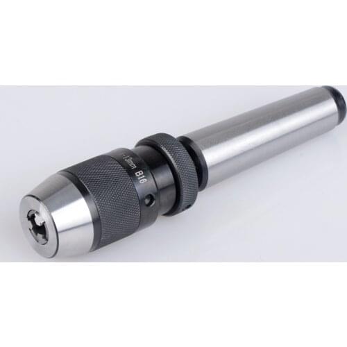 Drill Chuck Arbor B16 (1-13mm) Self Tighten Keyless Drill Chuck & MT4-B16 Arbor Fits For Almost All Drilling And Lathes With MK4