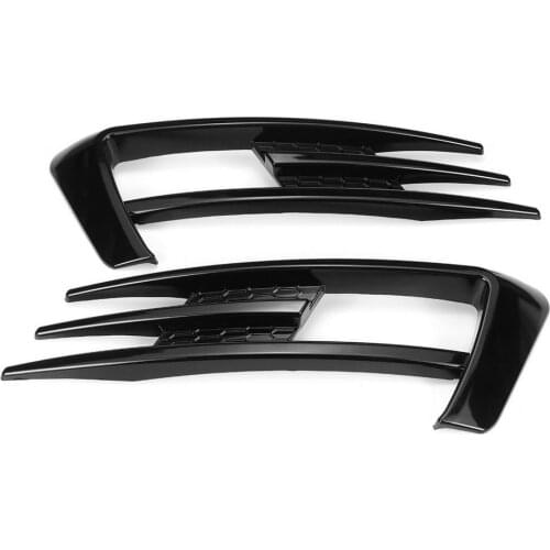 A Pair of ABS Car Front Fog Lamp Decorative Frame Fog Lamp Decorative Cover for Volkswagen Golf MK7 2014-2017