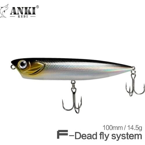 ANKI KEDI 100F Floating Pencil Lure Wobbler Articial Bait Fishing Tackle For Trout Bass Pike Swimbait Top Water Hard Fake Bait