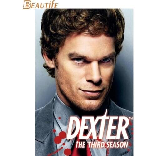 Custom Dexter Season 02 Poster Cloth Silk Poster Home Decoration Wall Art Fabric Poster Print 30X45cm,40X60cm.50X75cm,60X90cm
