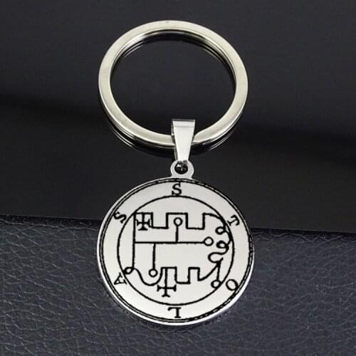 Drop Shipping Disc Keychain Stainless Steel Keychains Jewelry for Men and Women YP7481