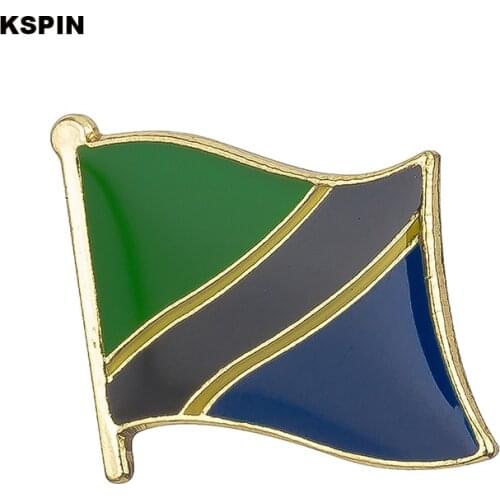 Tanzania flag pin lapel pin badge 10pcs a lot Brooch Icons KS-0173