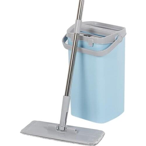 Mop Microfiber Squeeze Mops with Bucket Professional Cloth Squeeze Cleaning Mop For Wash Floor Home Cleaner HWC