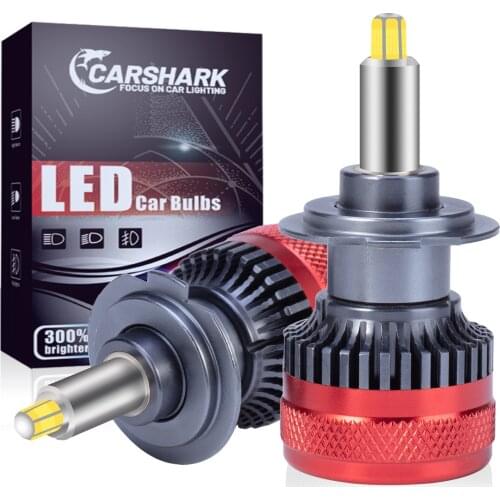 Carshark 360 H11 Led Headlight 20000Lm Turbo H1 H8 H9 H4 H7 Auto Bulb CSP Hb3 Hb4 Hir2 9005 9006 9012 Fog Light Lamp Mini Ice