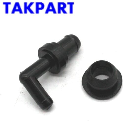 TAKPART For Honda/Toyota PCV Valve & Grommet Kit 90 degree 17130-PM6-003+17139-PK1-000