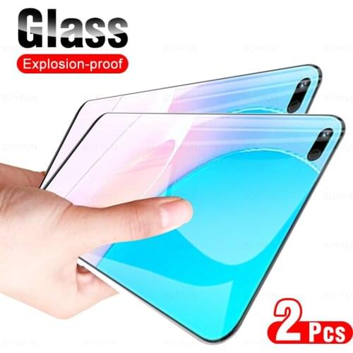 2Pcs HD Full Cover Protective Glass For Huawei Nova 8i Tempered Glas For Huawie Hawei Nova8i 6.67" Phone Screen Protector Film