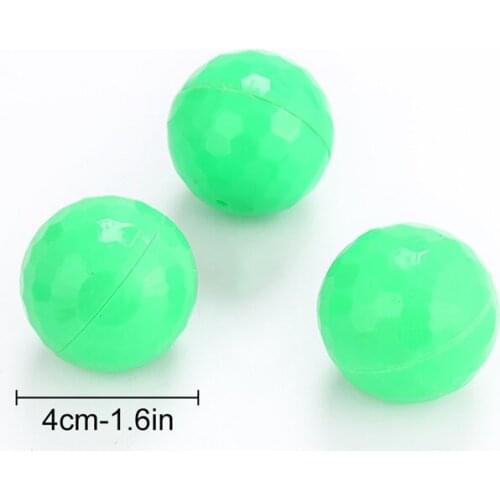 1PCS Random Color Cat Ball Toy Interactive Bite Resistant Plastic Kitten Ball Pet Play Ball Training Toys Cat Chase Toy