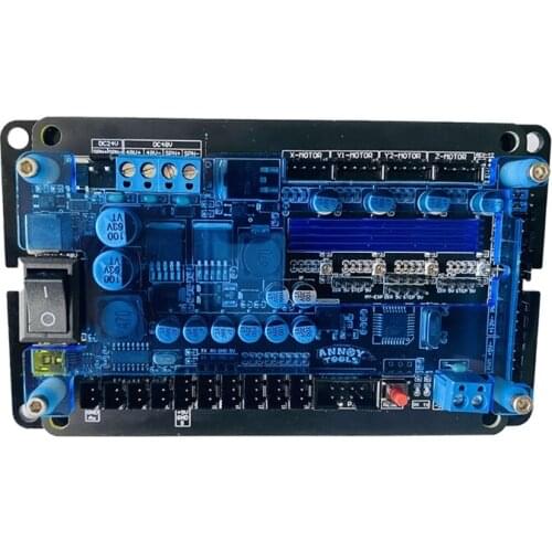 GRBL 1.1 3 Axis Control Board Dual Y-axis USB Motor Driver Supports 500W/300W Spindle and Can Be Operated Offline B03C