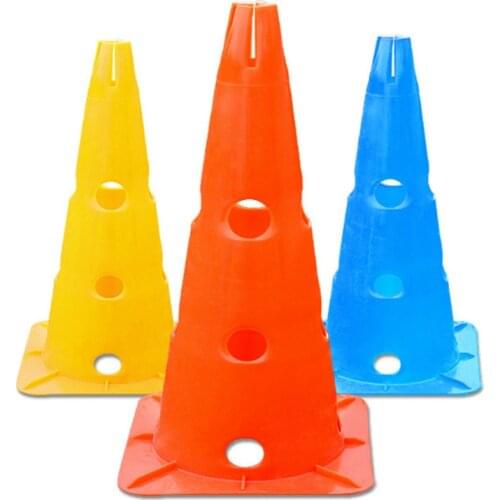 4pcs Soccer Basketball Sport Training Cone Rugby Football Marker Disc Mark Barrier Skating Dish Cones Portable Workout Marker