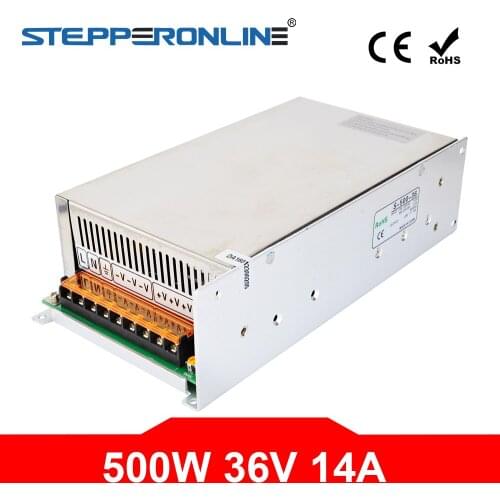 500W 36V 14A 115/230V Switching Power Supply for Stepper Motors/ CNC Router Kits/ 3D Printer