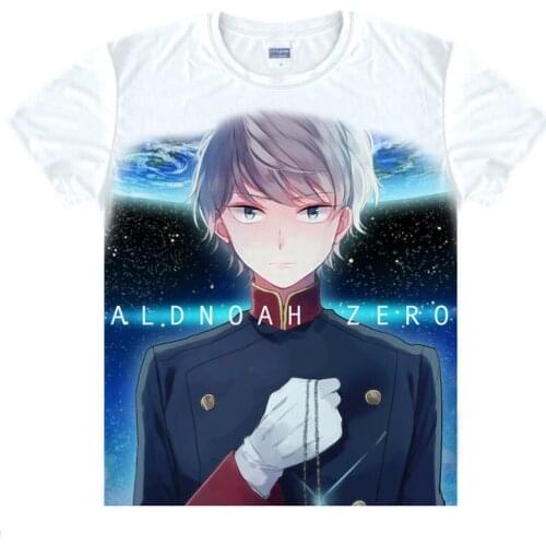 Aldnoah Zero T-Shirt Inaho Kaizuka Shirt summer cool shirts short sleeves men shirts girls' cute shirts colorfast anime t-shirts