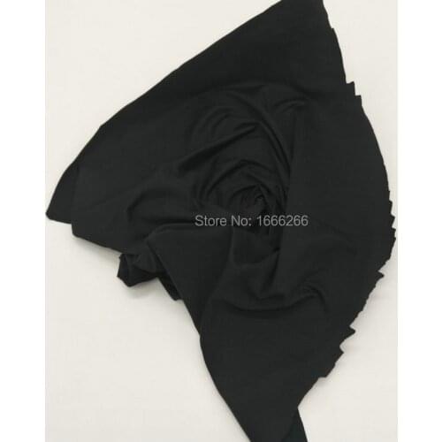 Block EMF Black Copper Nylon Fabric YCU16# Used For Yoga Garments