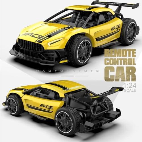 Infant Shining RC Cars Radio Control Race Car Toys for Children 1:24 High Speed Electric Mini Drift Driving Car Racing Model Toy