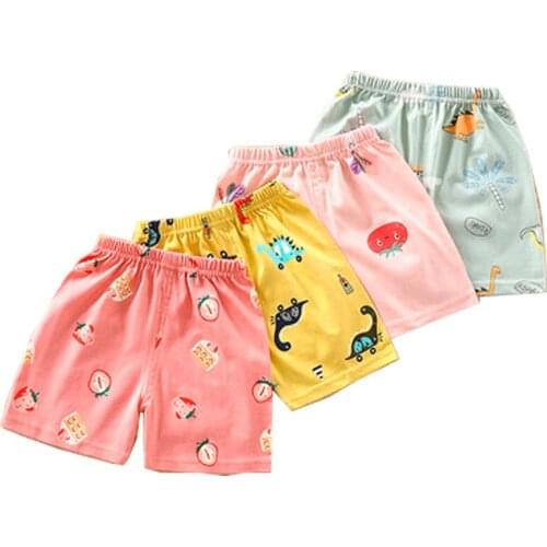 Childrens Shorts Cotton Small and Medium-sized Children Can Open The File Casual Shorts New Childrens Wear Korean Version