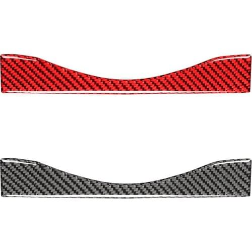 For Nissan 370Z 2009-2020 Carbon Fiber Auto Below Navigation Control System Panel Sticker Interior Accessories