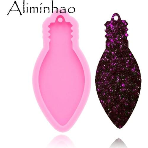 DY0116 Shiny silicone light molds DIY epoxy resin molds for jewelry Decorative Craft Keychain Mold